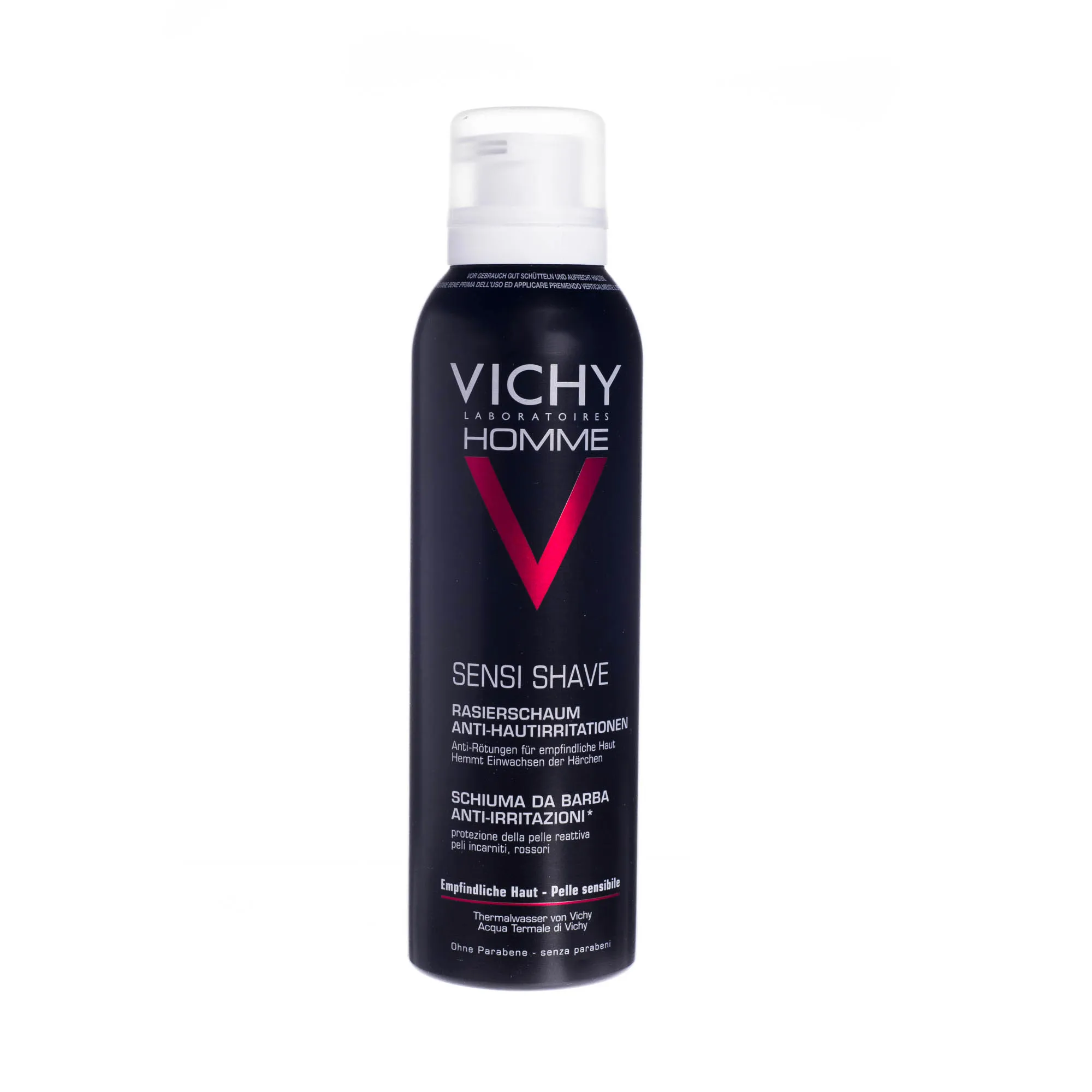 Vichy Homme Sensi Shave pianka do golenia przeciw podrażnieniom do skóry wrażliwej 200 ml 