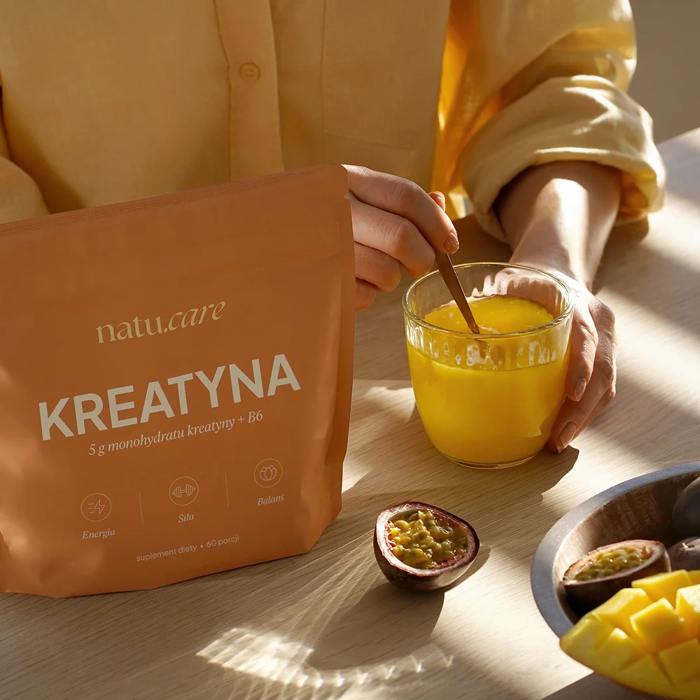 Natu.Care Kreatyna o smaku mango-marakuja, proszek, 372 g