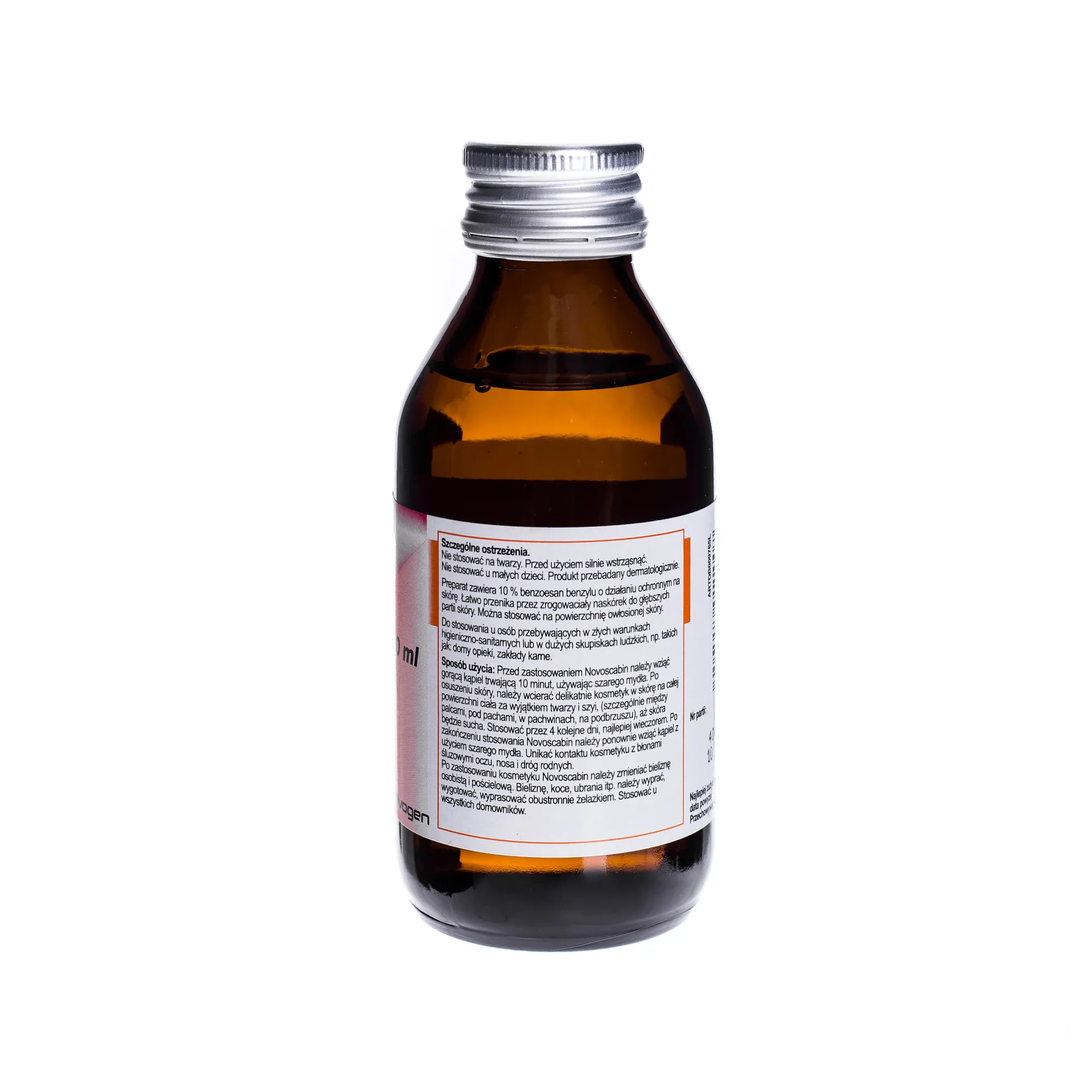 Novoscabin, płyn do stosowania na skórę, 120 ml 