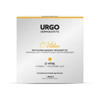 URGO C-Vitalize Rewitalizująco-rozświetlający zestaw zabiegowy, 50 ml + 4 x 1 ml + 4,25 ml