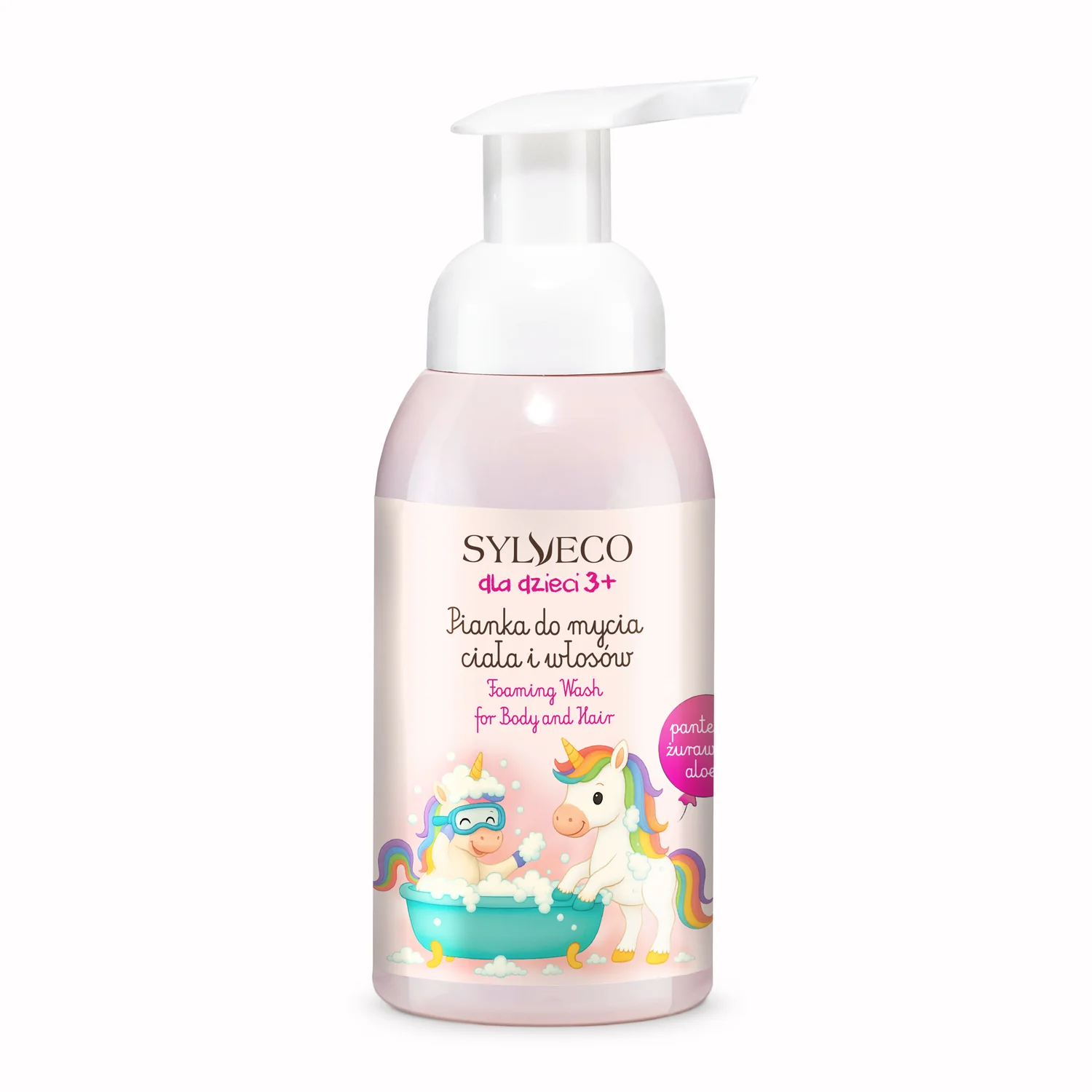 Sylveco dla dzieci 3+ arbuzowa pianka do mycia ciała i włosów, 290 ml