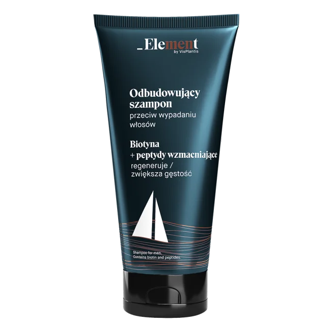 VisPlantis Element Men odbudowujący szampon przeciw wypadaniu włosów dla mężczyzn, 200 ml