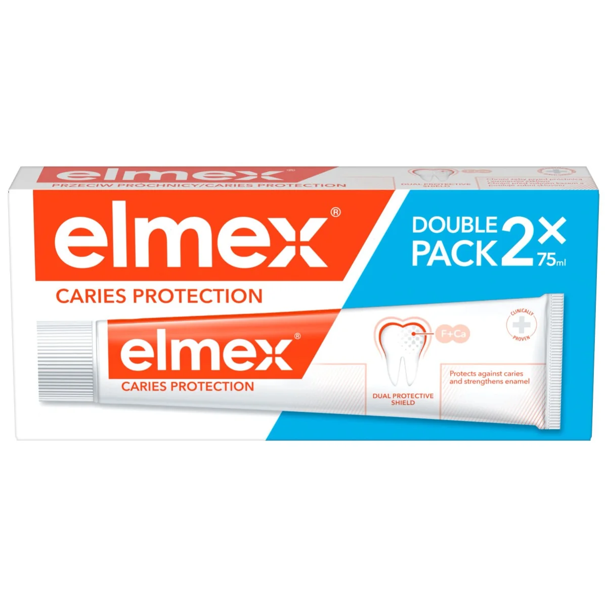 Elmex pasta przeciw próchnicy 2 x 75 ml