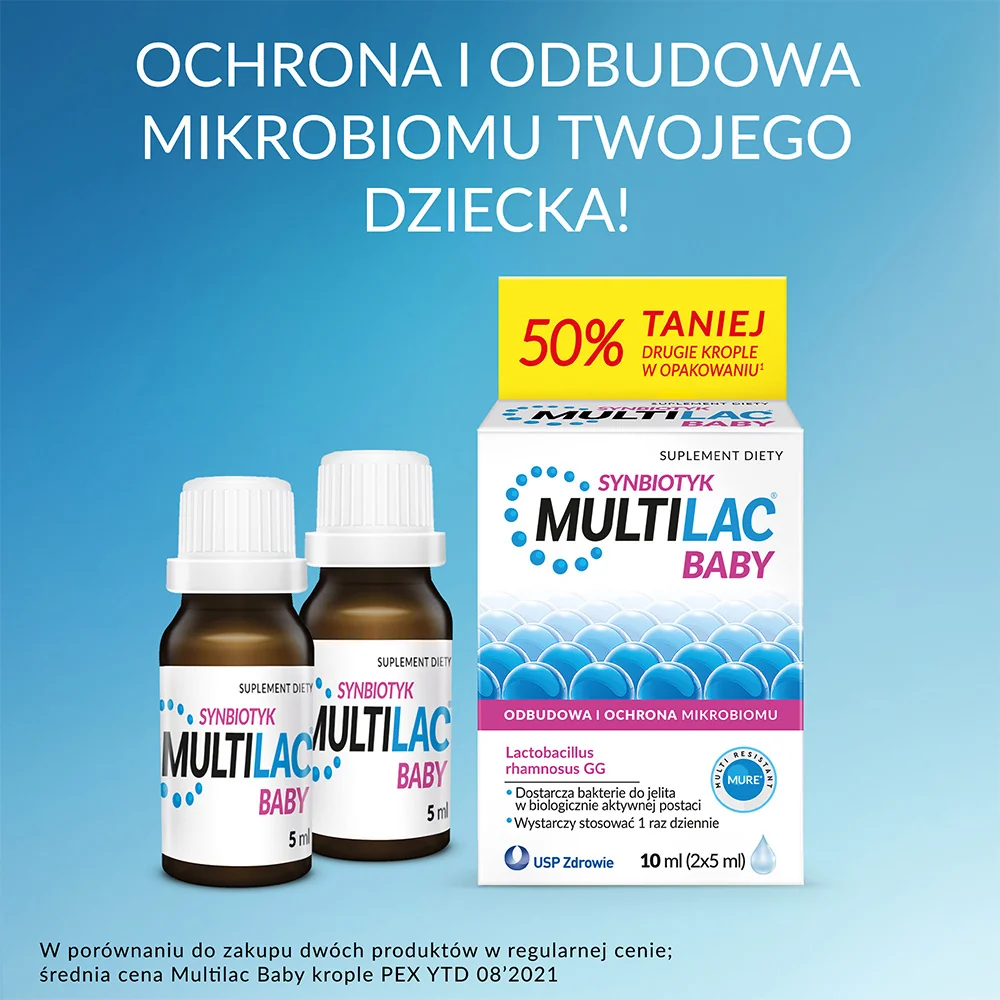 Multilac Baby krople, 2 x 5 ml
