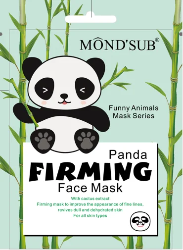 Mond’Sub Kitty Firming Face Mask ujędrniająca maska w płachcie do twarzy Panda, 24 ml, 1 szt.