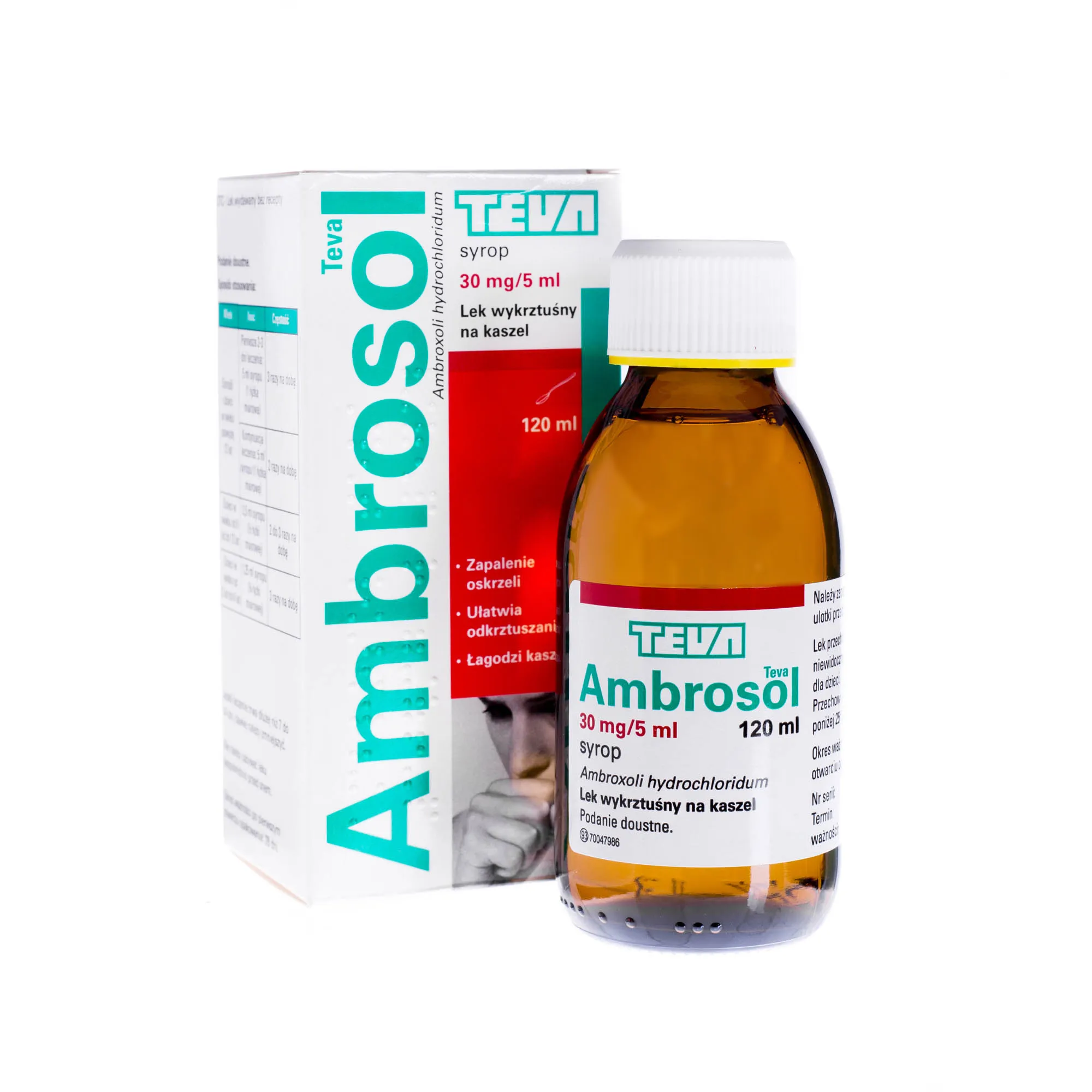 Ambrosol Teva, syrop, 120 ml