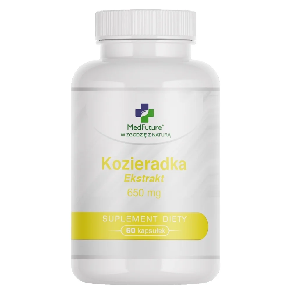 Medfuture Kozieradka ekstrakt, 650 mg, 60 kapsułek