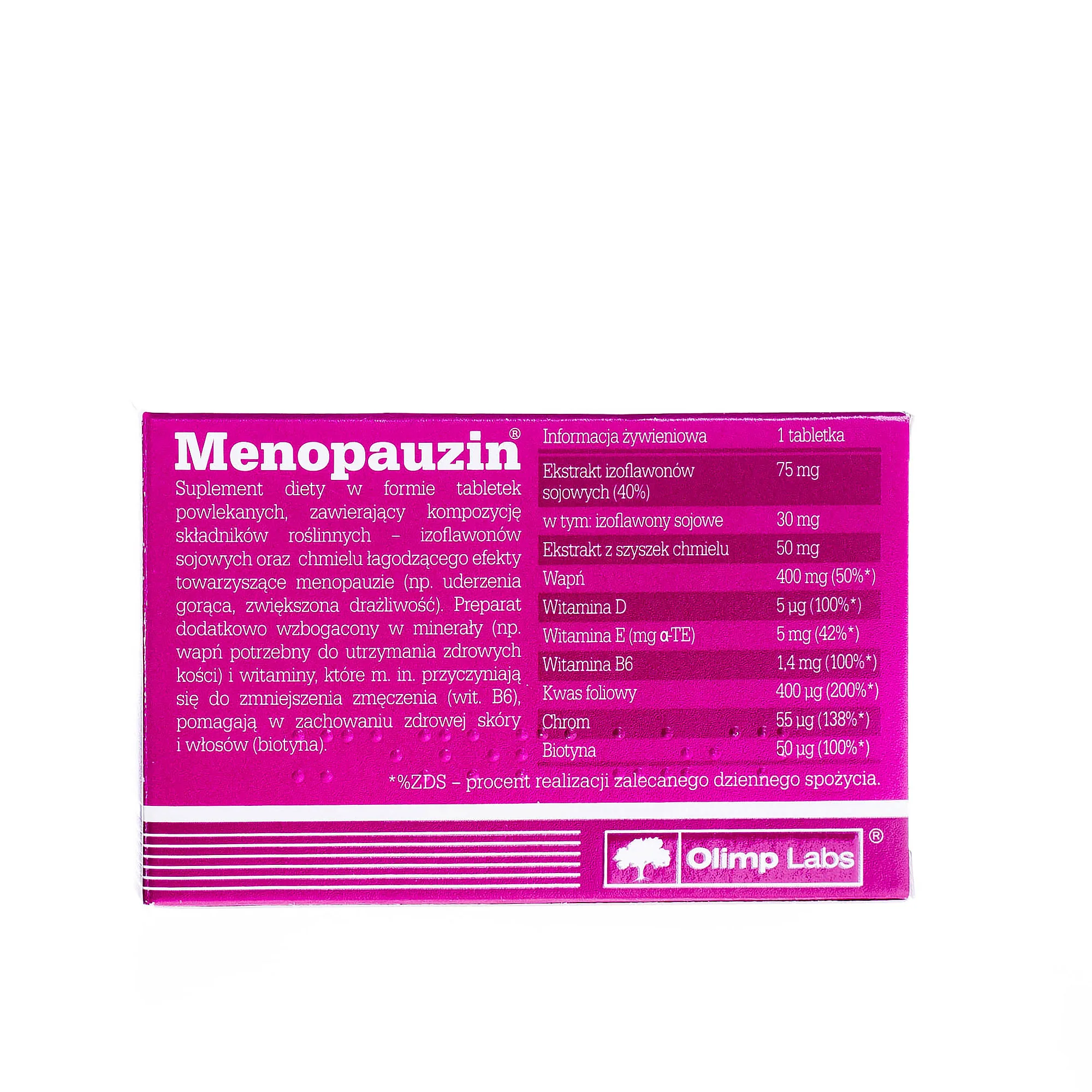 Olimp Menopauzin, suplement diety, 30 tabletek