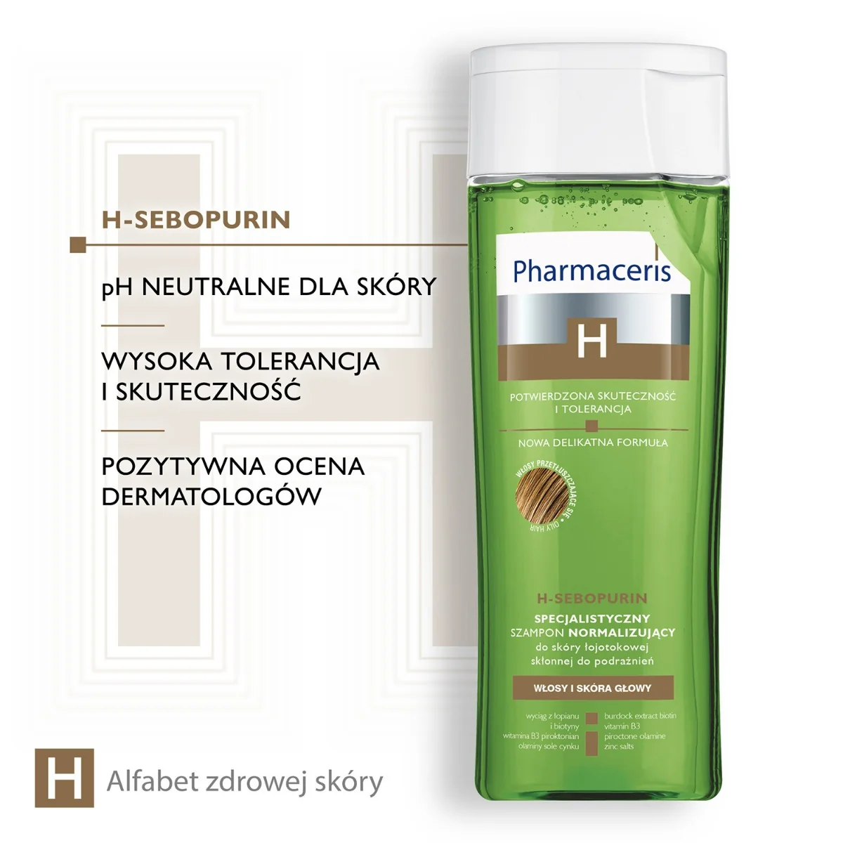 Pharmaceris H-Sebopurin, specjalistyczny szampon do włosów, 250 ml 