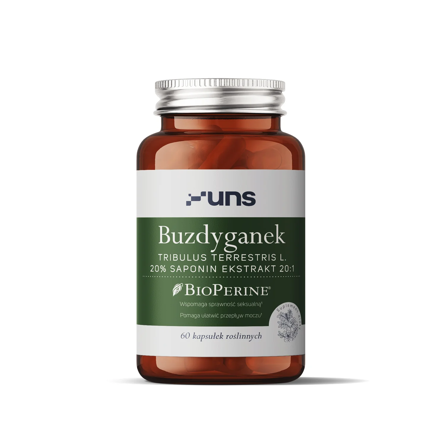 UNS Buzdyganek + BioPerine® 60 kapsułek wege