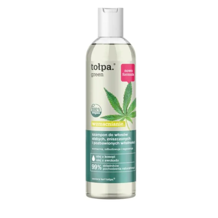 Tołpa Green Wzmacnianie szampon do włosów słabych, zniszczonych i pozbawionych witalności, 300 ml