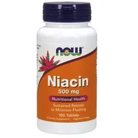 Now Foods Niacin, suplement diety, 100 tabletek
