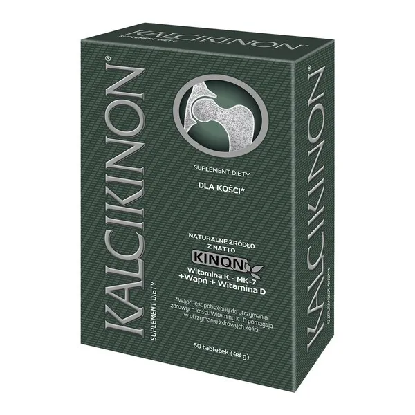 Kalcikinon, suplement diety, 60 tabletek