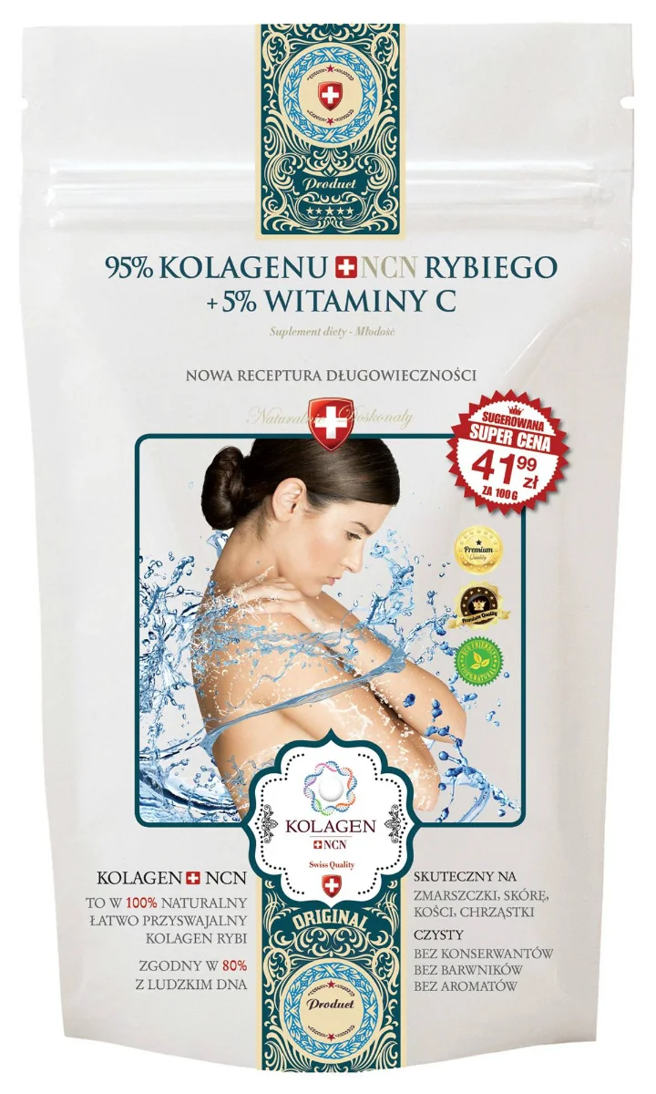Kolagen NCN Młodość proszek, 100 g