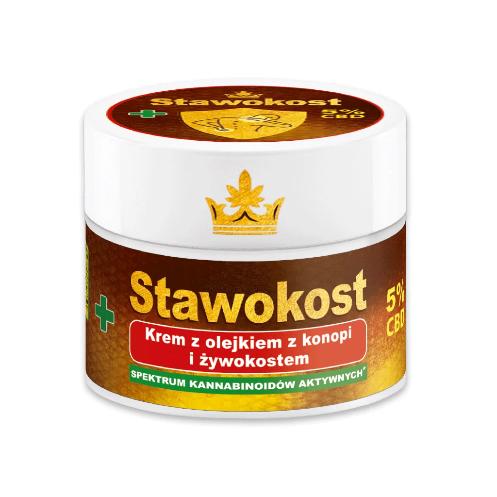 Stawokost krem z olejkiem z konopi i żywokostem, 150 ml