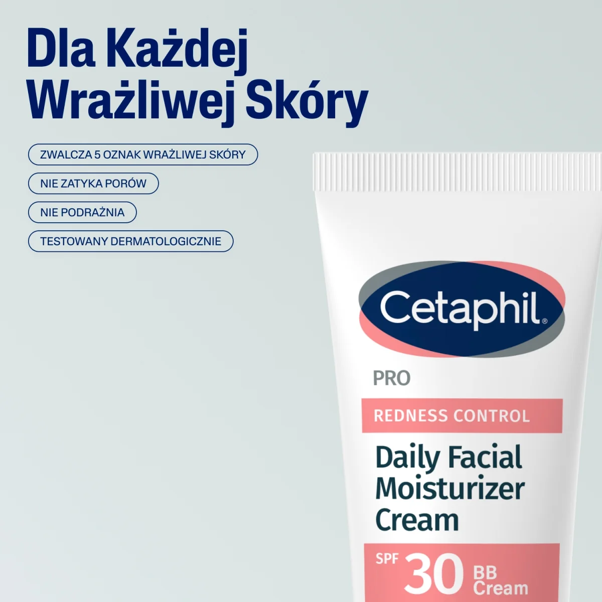 Cetaphil Pro Redness Controln krem nawilżający do twarzy SPF 30, 50 ml