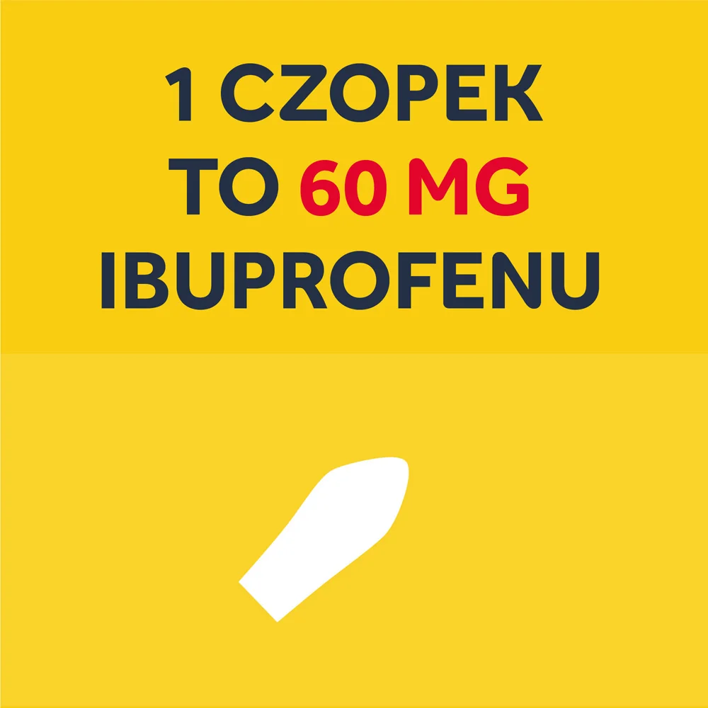 Nurofen 60 mg 10 czopków dla dzieci