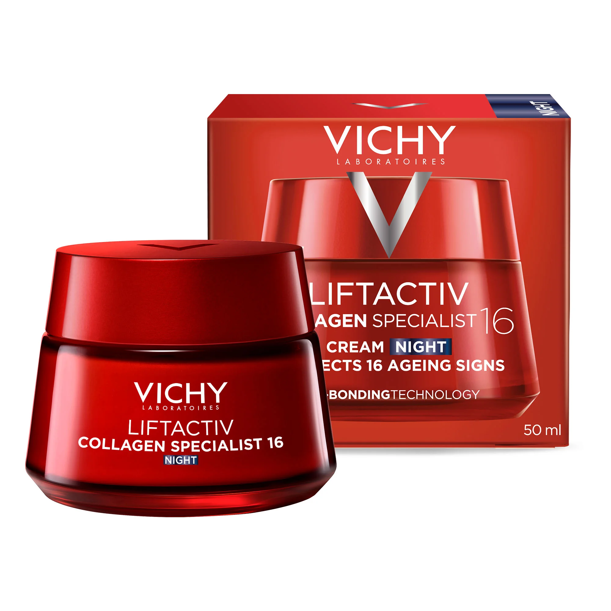 Vichy Liftactiv Collagen Specialist Noc przeciwzmarszczkowy krem na noc, 50 ml
