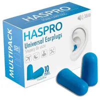 Haspro Multi10, stopery do uszu, kolor niebieski, 10 par