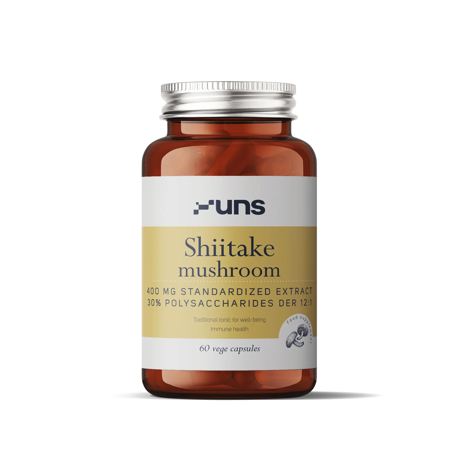 UNS Shiitake mushroom 60 kapsułek wege