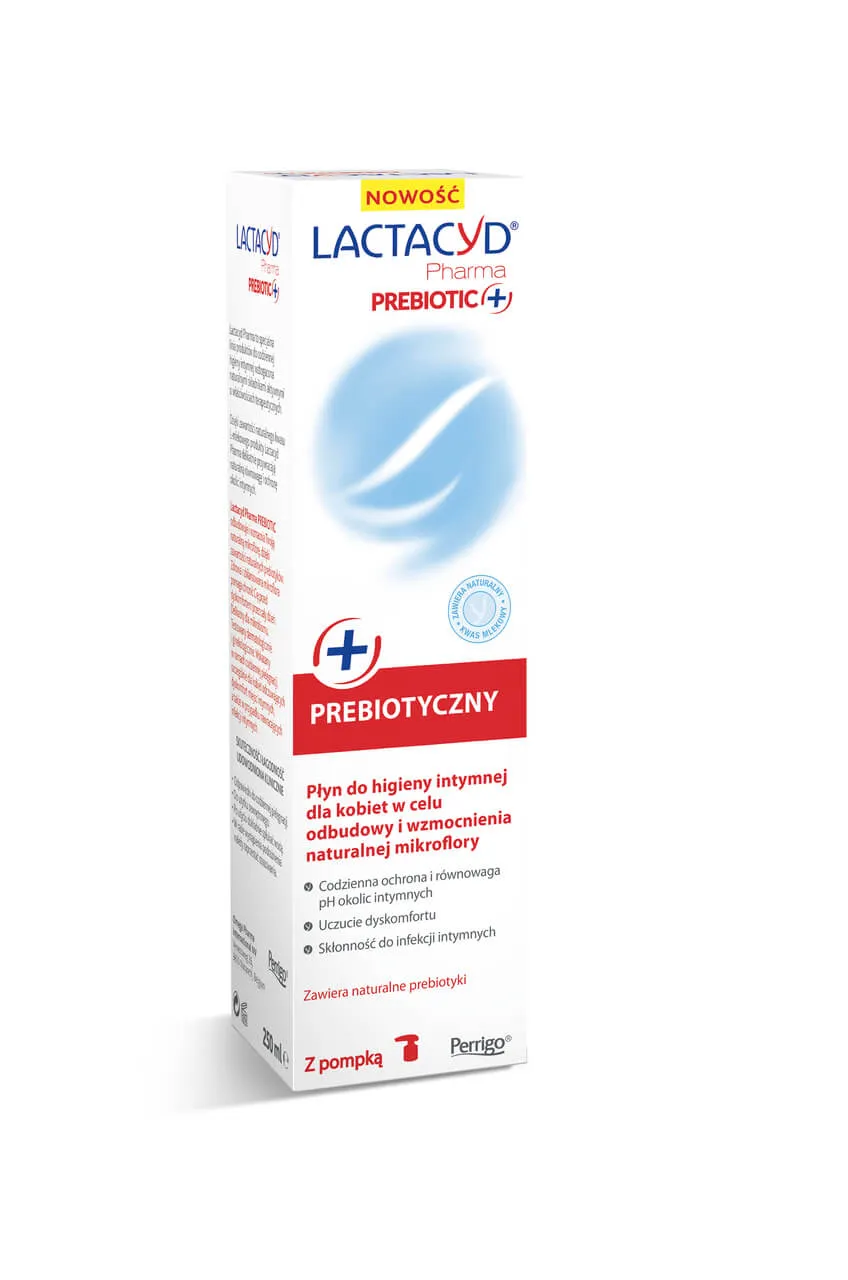 Lactacyd Pharma Prebiotic+, płyn do higieny intymnej, 250 ml