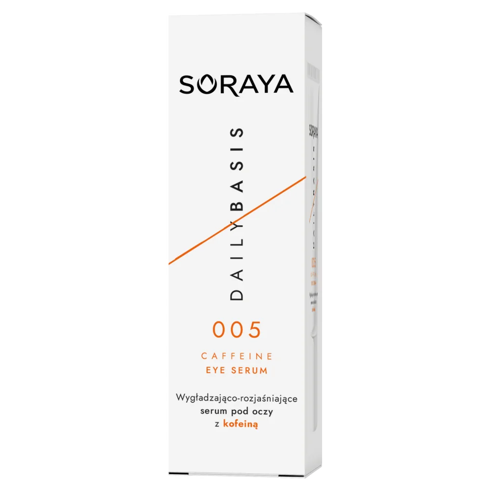Soraya Daily Basis wygładzająco-rozjaśniające serum pod oczy z kofeiną 005, 15 ml
