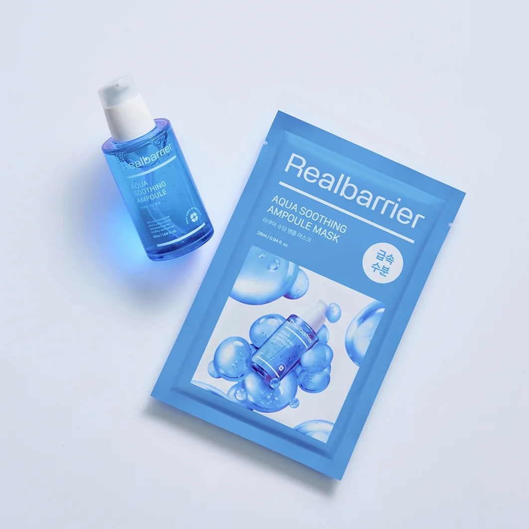 Real Barrier Aqua Soothing Ampoule Tissue Mask maska w płachcie, 28 ml