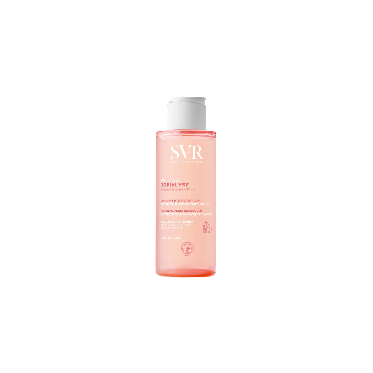 SVR Topialyse żel do mycia skóry suchej i wrażliwej, 100 ml