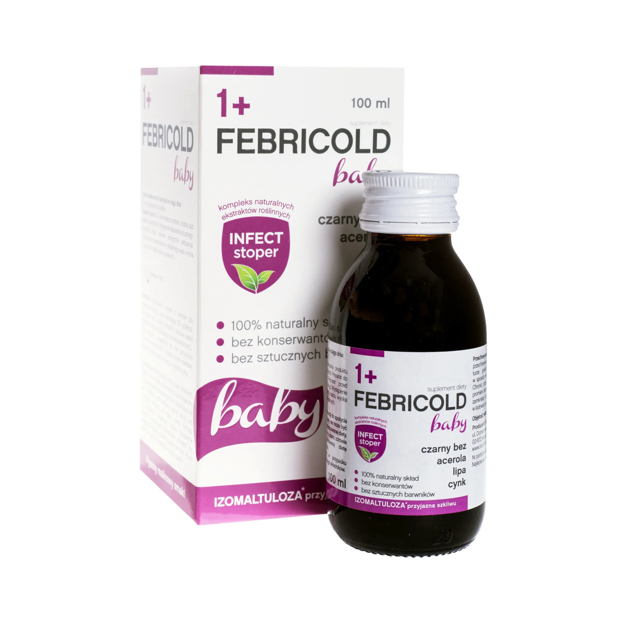 Febricold Baby, suplement diety, 100 ml 