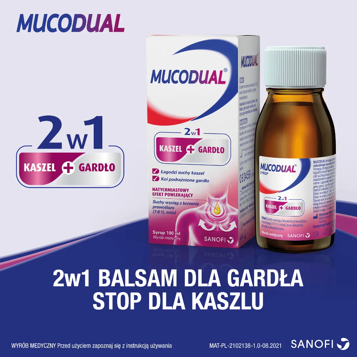 Mucodual Syrop, 100 ml 