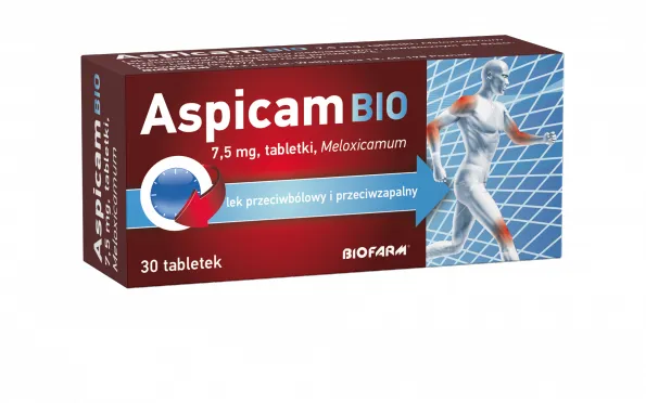 Aspicam Bio, 7,5 mg, 30 tabletek