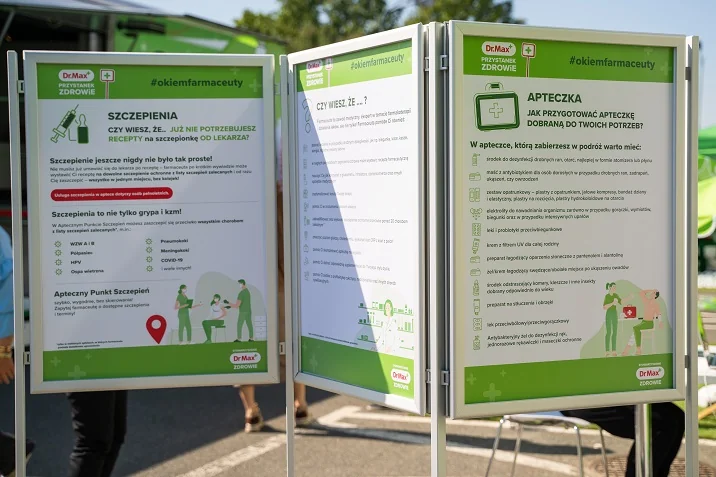 Przystanek Zdrowie Dr. Max – informacja o szczepieniach w aptekach