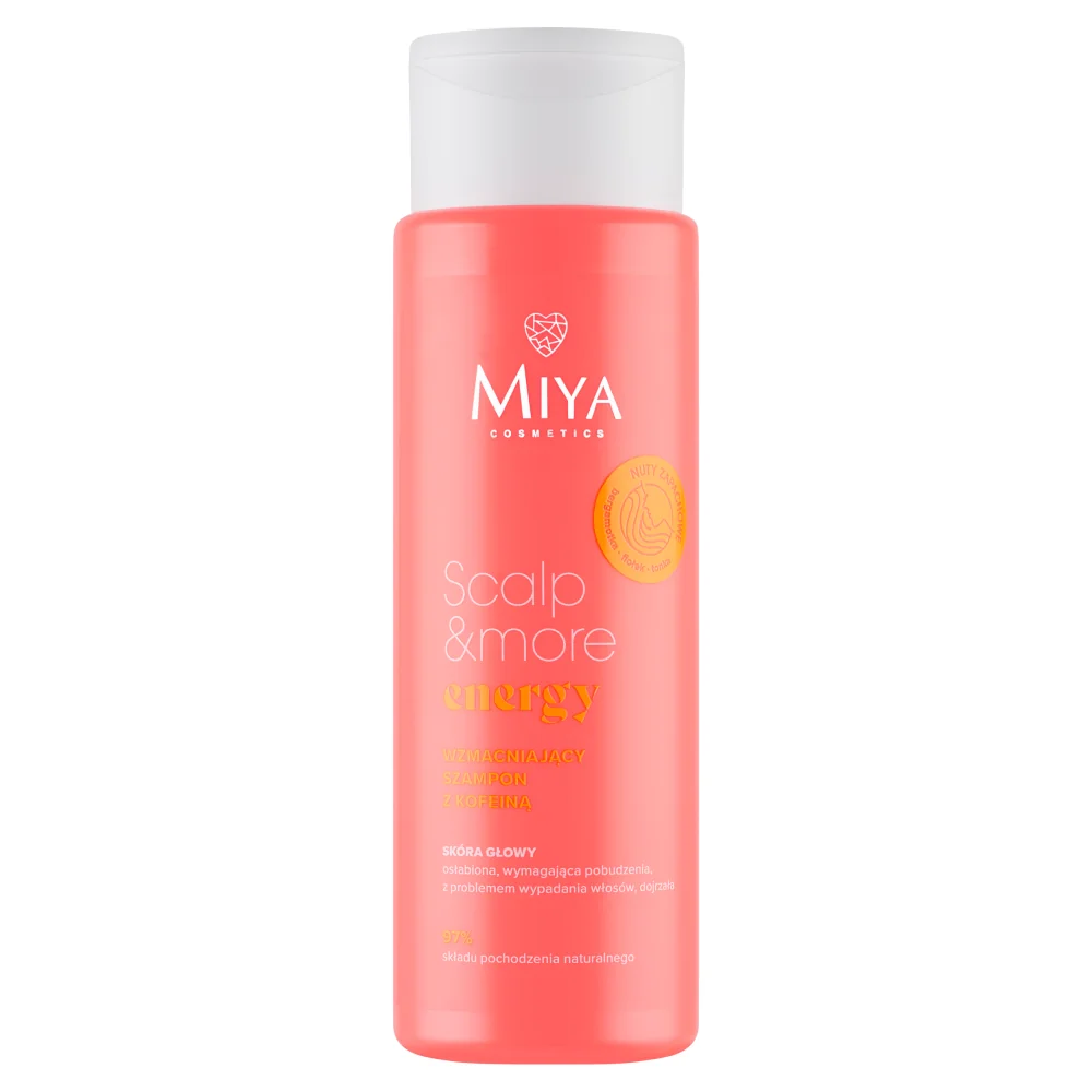 Miya Scalp&more Energy wzmacniający szampon z kofeiną, 300 ml