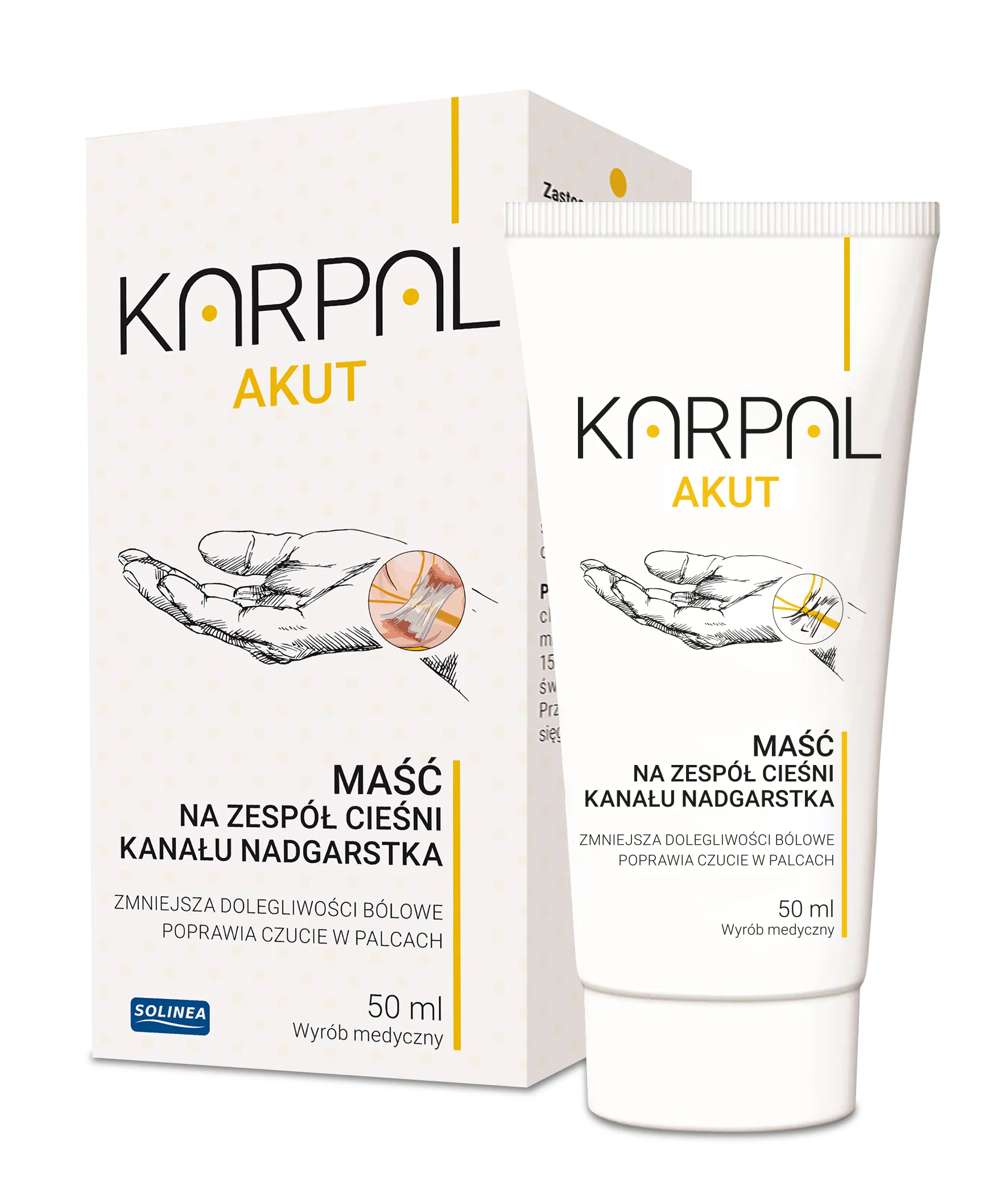 Karpal Akut maść na zespół cieśni kanału nadgarstka, 50 ml