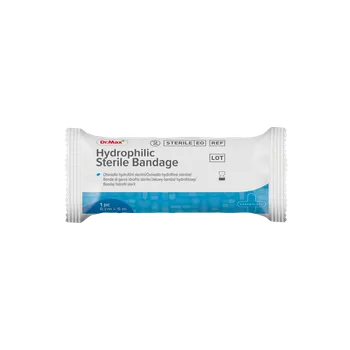 Hydrophylic sterile bandage Dr.Max, jałowy bandaż hydrofilowy 6 cm x 5 m, 1 sztuka 