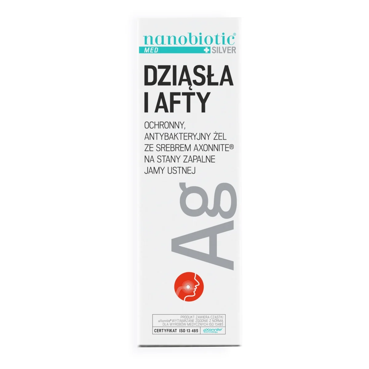 Nanobiotic Med Plus Silver Dziąsła i Afty żel 15 ml