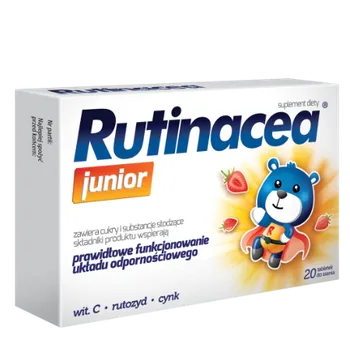 Rutinacea Junior Plus, suplement diety, 20 tabletek do ssania 
