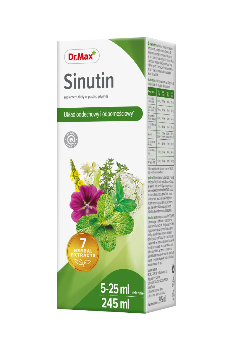 Sinutin Dr.Max suplement diety, 245 ml