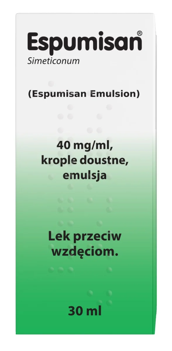 Espumisan 40 mg/ml, import równoległy krople, 30 ml