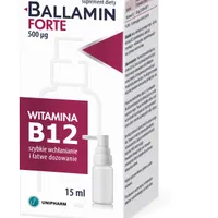 Ballamin Forte, suplement diety, aerozol doustny, 15 ml
