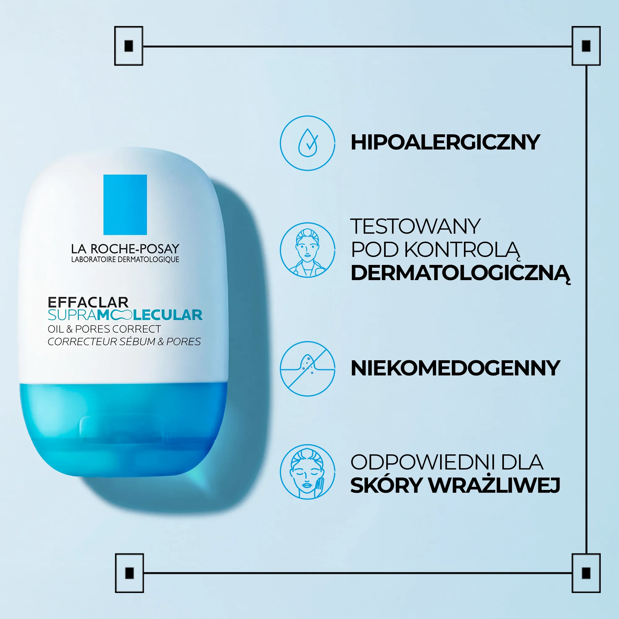 La Roche-Posay Effaclar Supramolecular krem redukujący sebum i pory, 40 ml