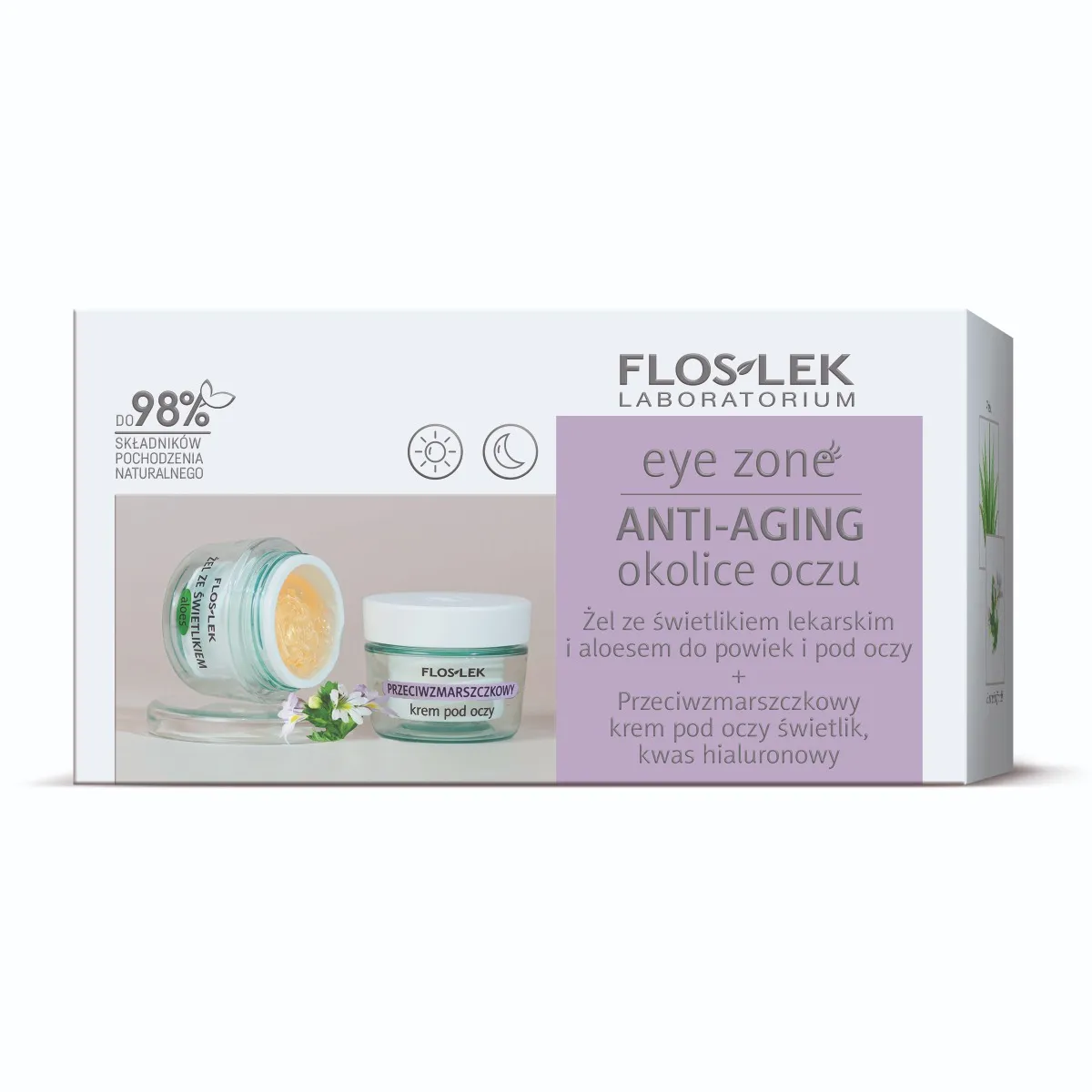 Floslek Eye Zone Anti-Aging, 10 g + 15 ml