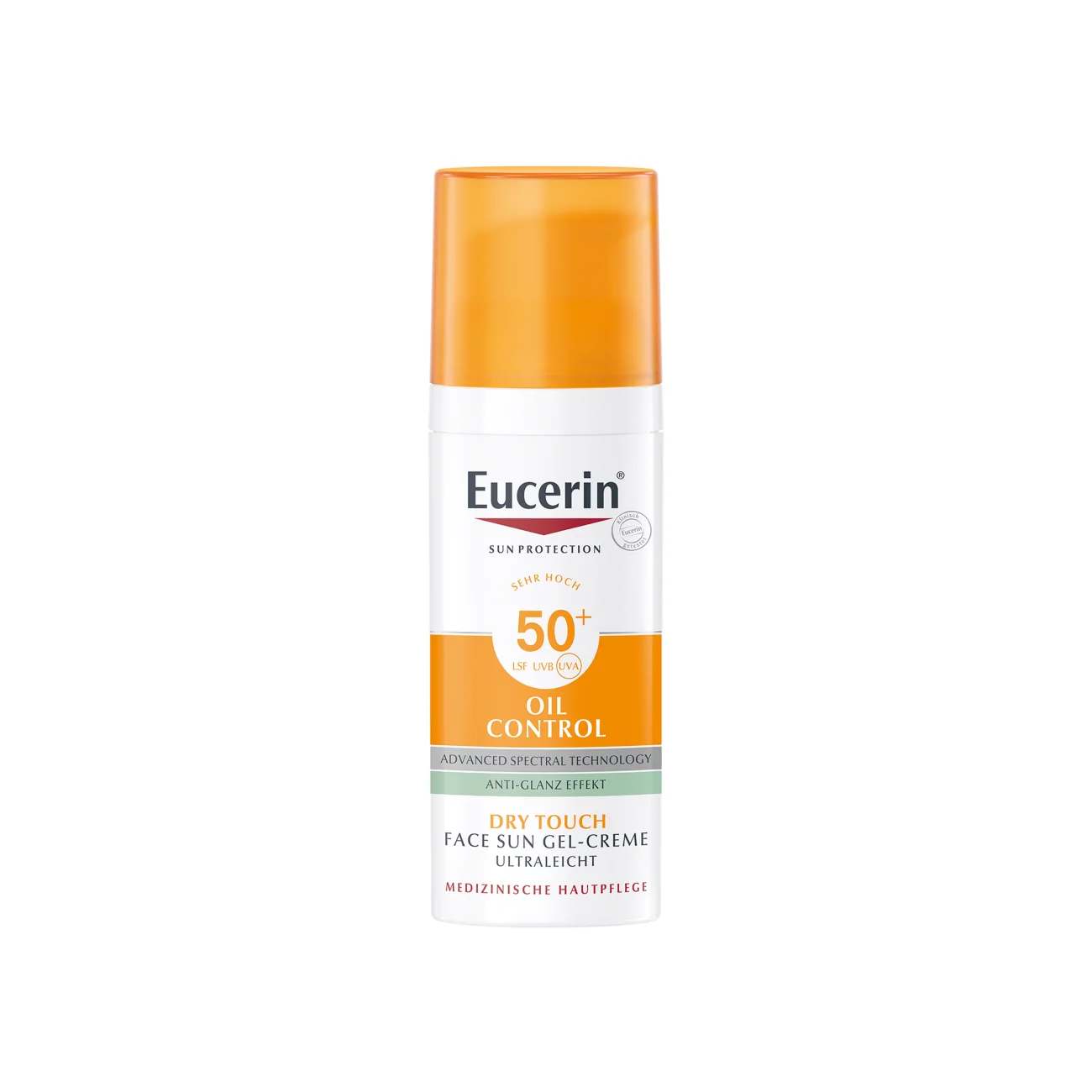 Eucerin Sun Oil Control Dry Touch Żel-krem ochronny SPF50+, 50 ml