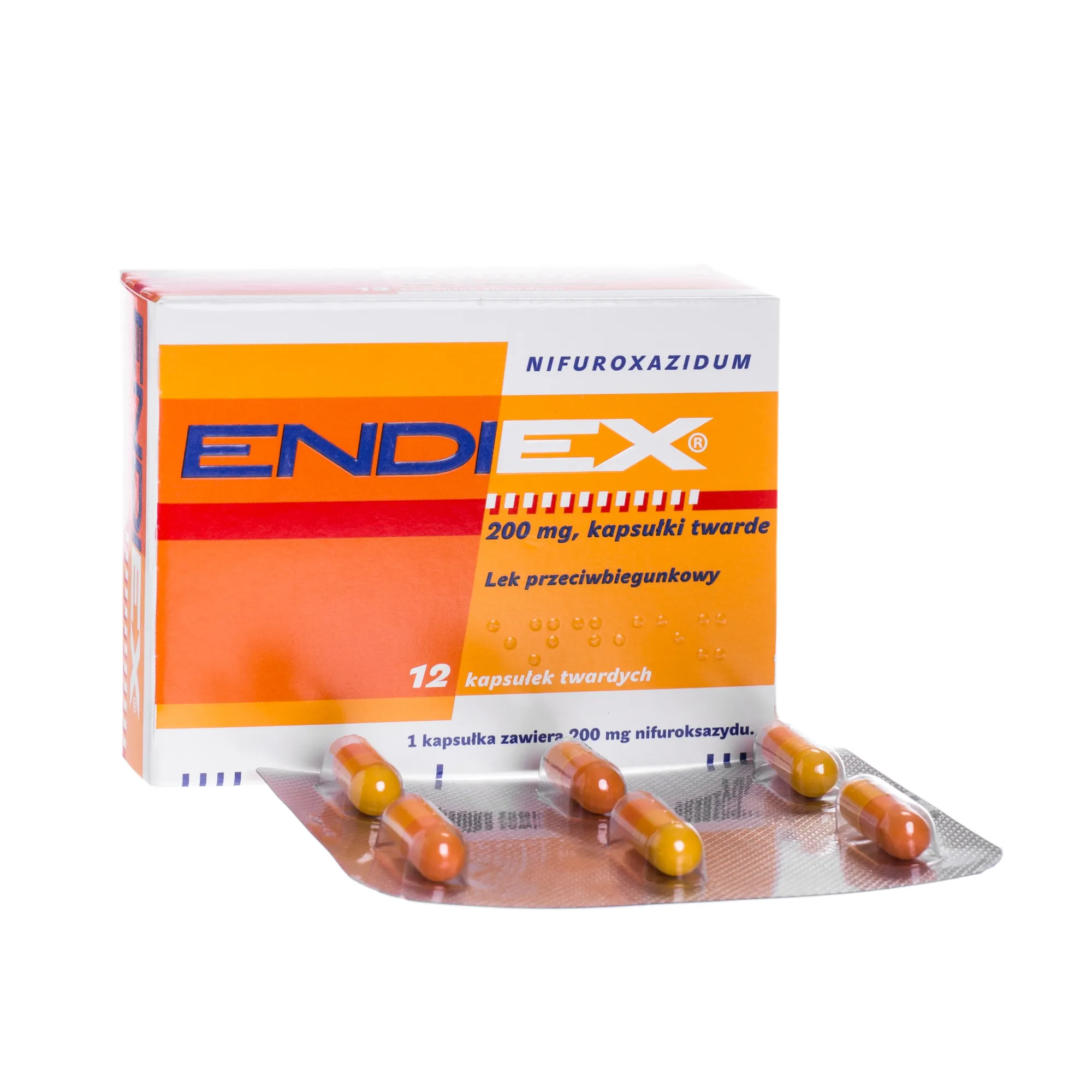 Endiex, 200 mg, 12 kapsułek 