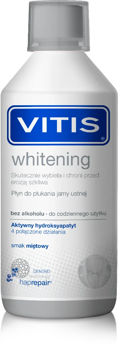 Vitis Whitening płyn do płukania jamy ustnej, 500 ml