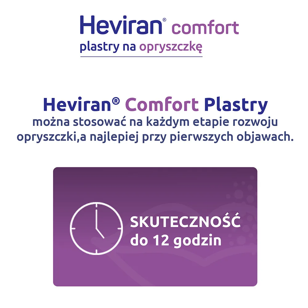 Heviran Comfort, plastry na opryszczkę, 15 sztuk 