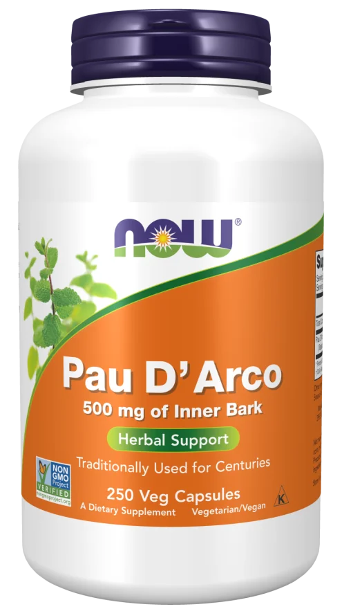 Now Foods Pau D'Arco 500 mg 250 kapsułek