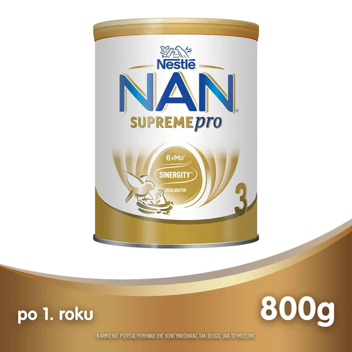 Nan Supremepro 3 produkt na bazie mleka dla dzieci powyżej 1 roku życia, 800 g