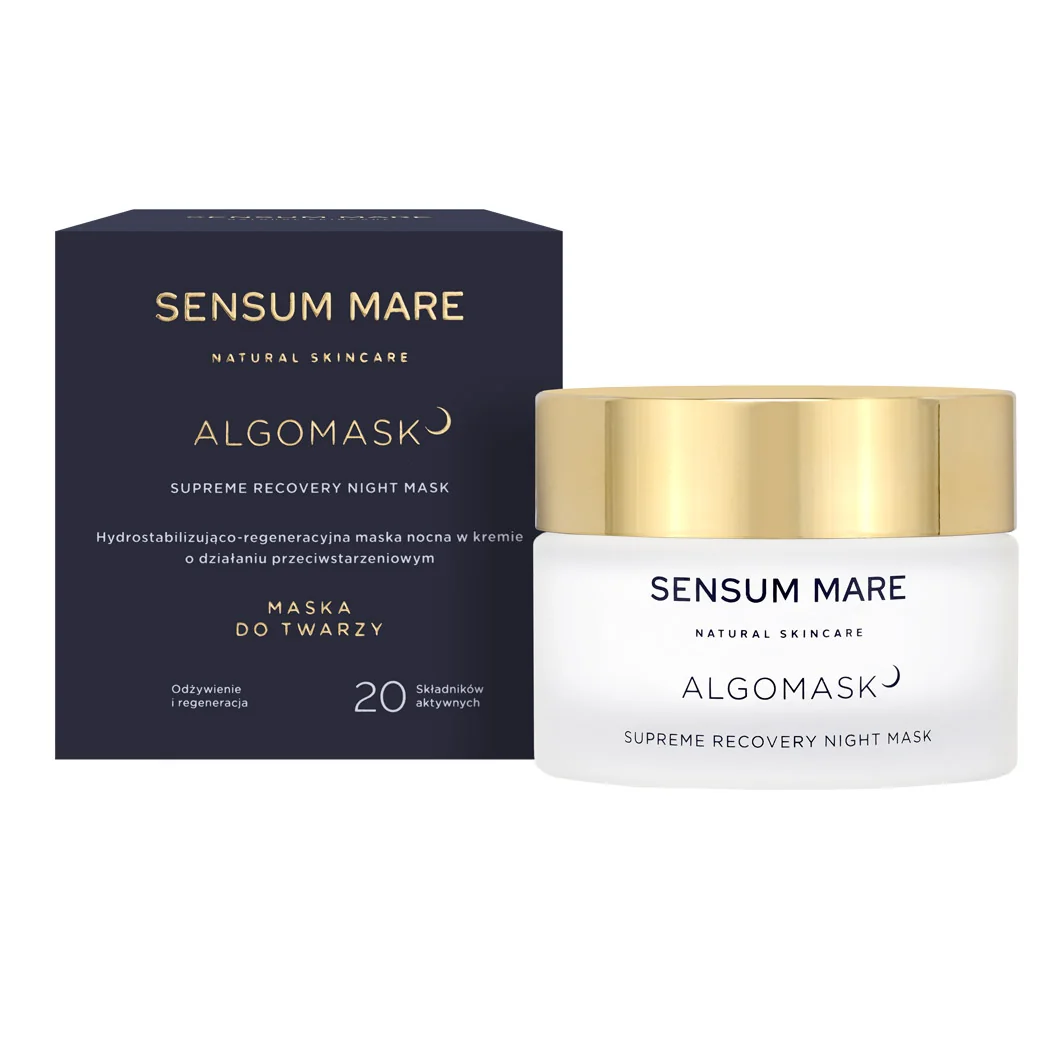 Sensum Mare Algomask hydrostabilizująco-regeneracyjna maska nocna  w kremie, 50 ml