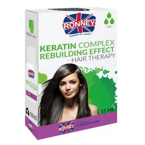 RONNEY Keratin Complex odbudowujący olejek do włosów